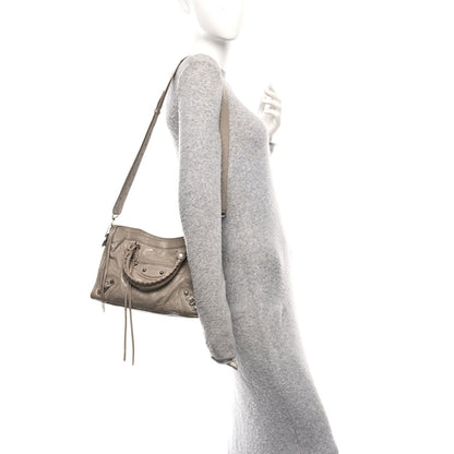 Agneau Arena Storico Silver Hardware Small Le City Beige