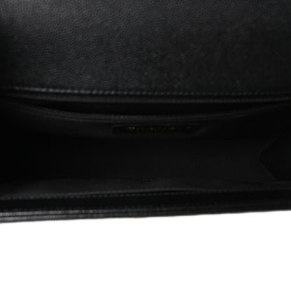 Caviar Quilted New Medium Boy Flap Black