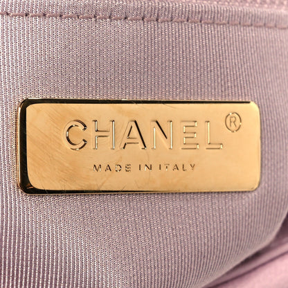 Lambskin Quilted Medium Chanel 19 Flap Light Pink