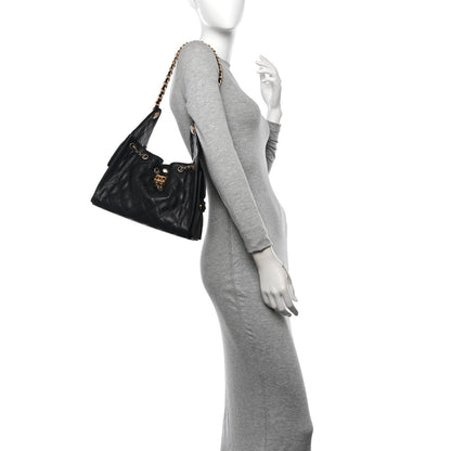 Caviar Quilted Small Chanel 25 Handbag Black