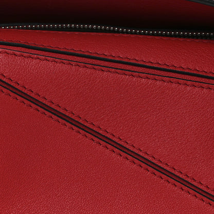 Calfskin Mini Puzzle Bag Pomodoro