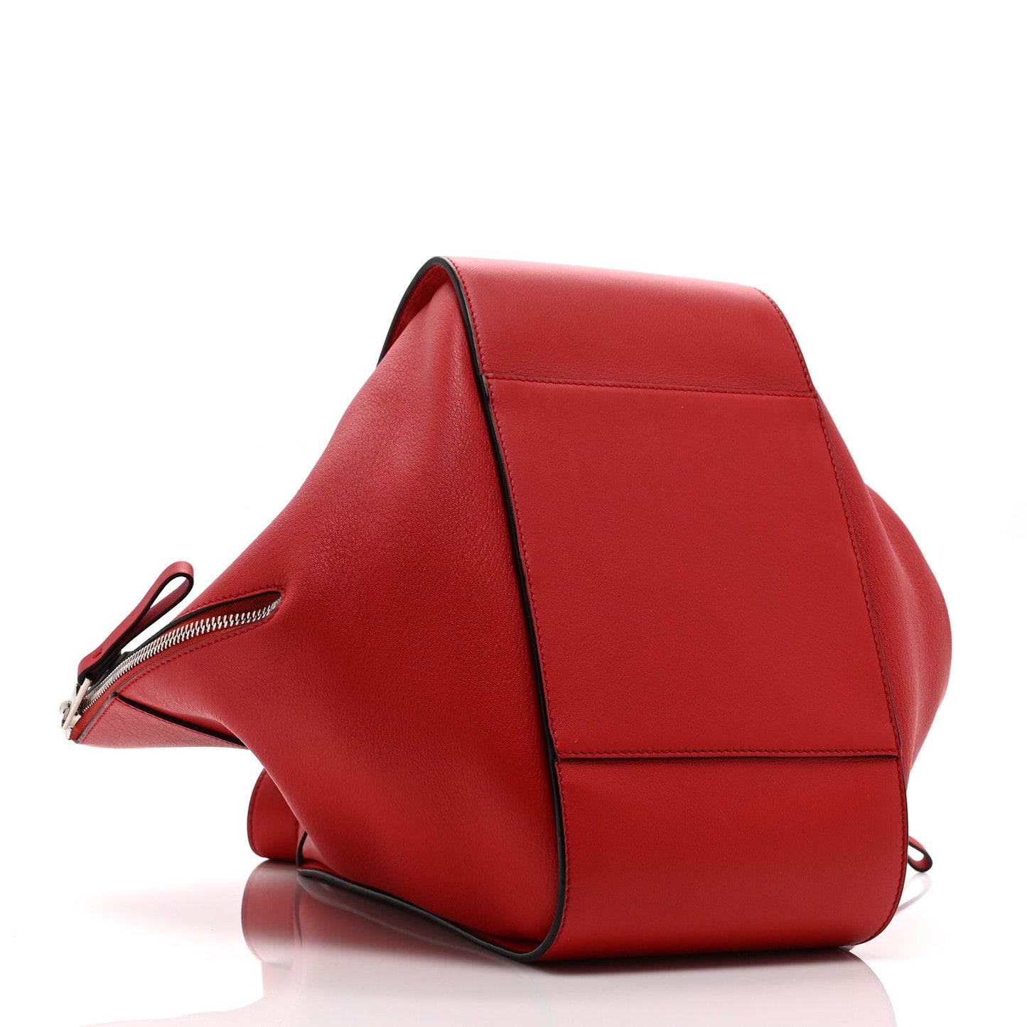 Calfskin Small Hammock Shoulder Bag Scarlet Red
