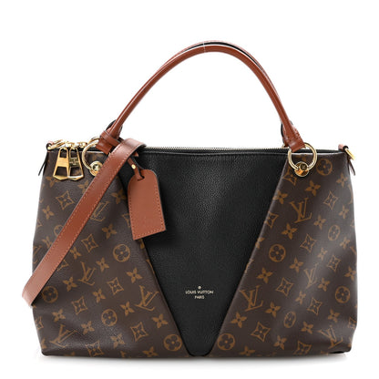 Monogram V Tote MM Black