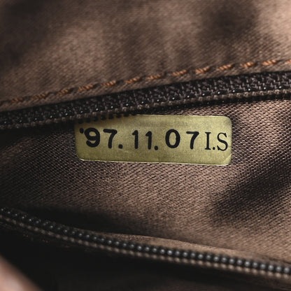 Lambskin CC Tassel Shoulder Bag Brown