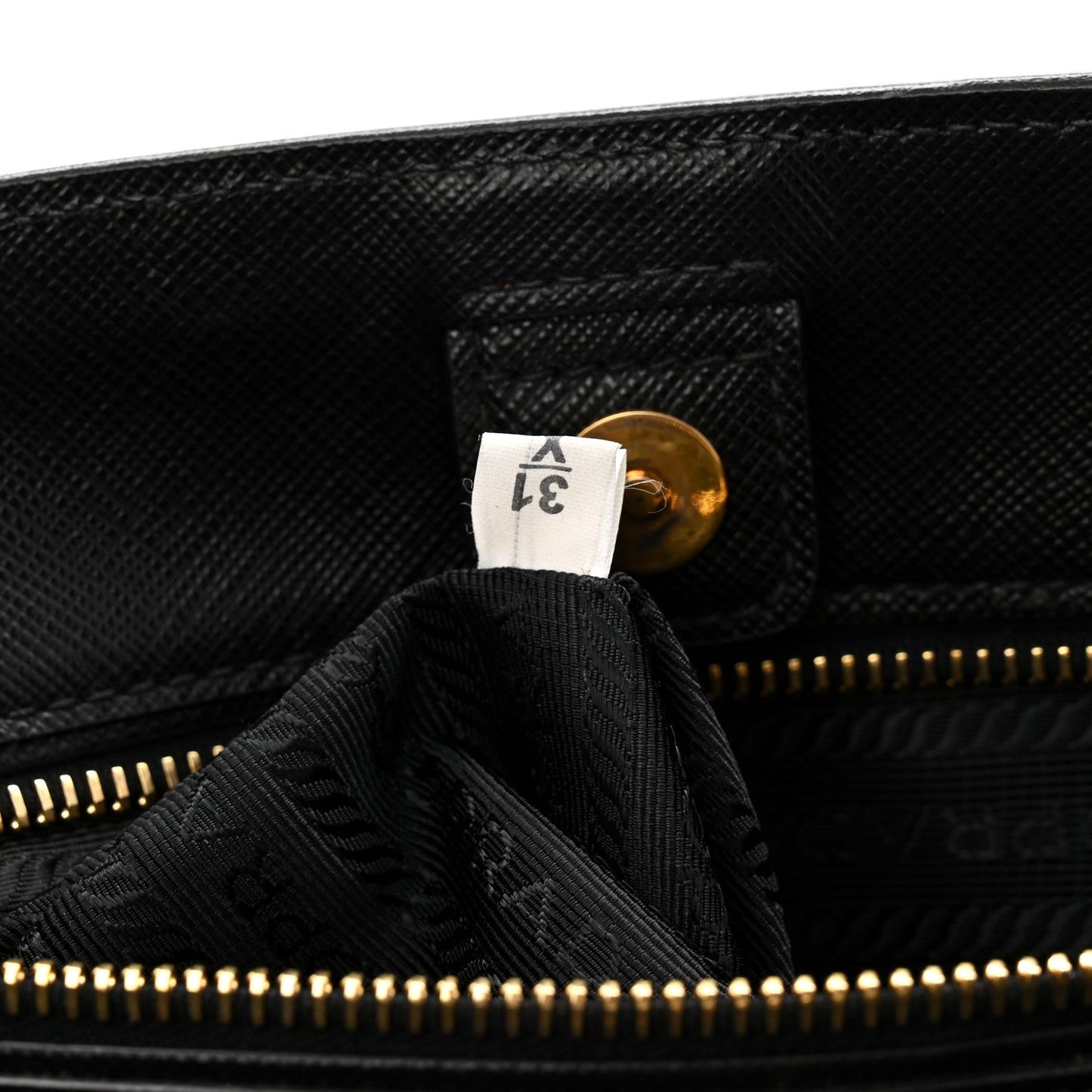 Saffiano Lux Medium Tote Black