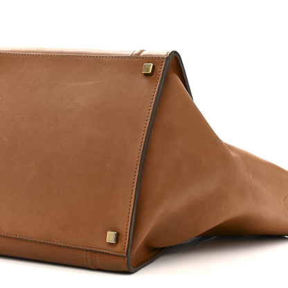 Natural Calfskin Medium Phantom Luggage Tan