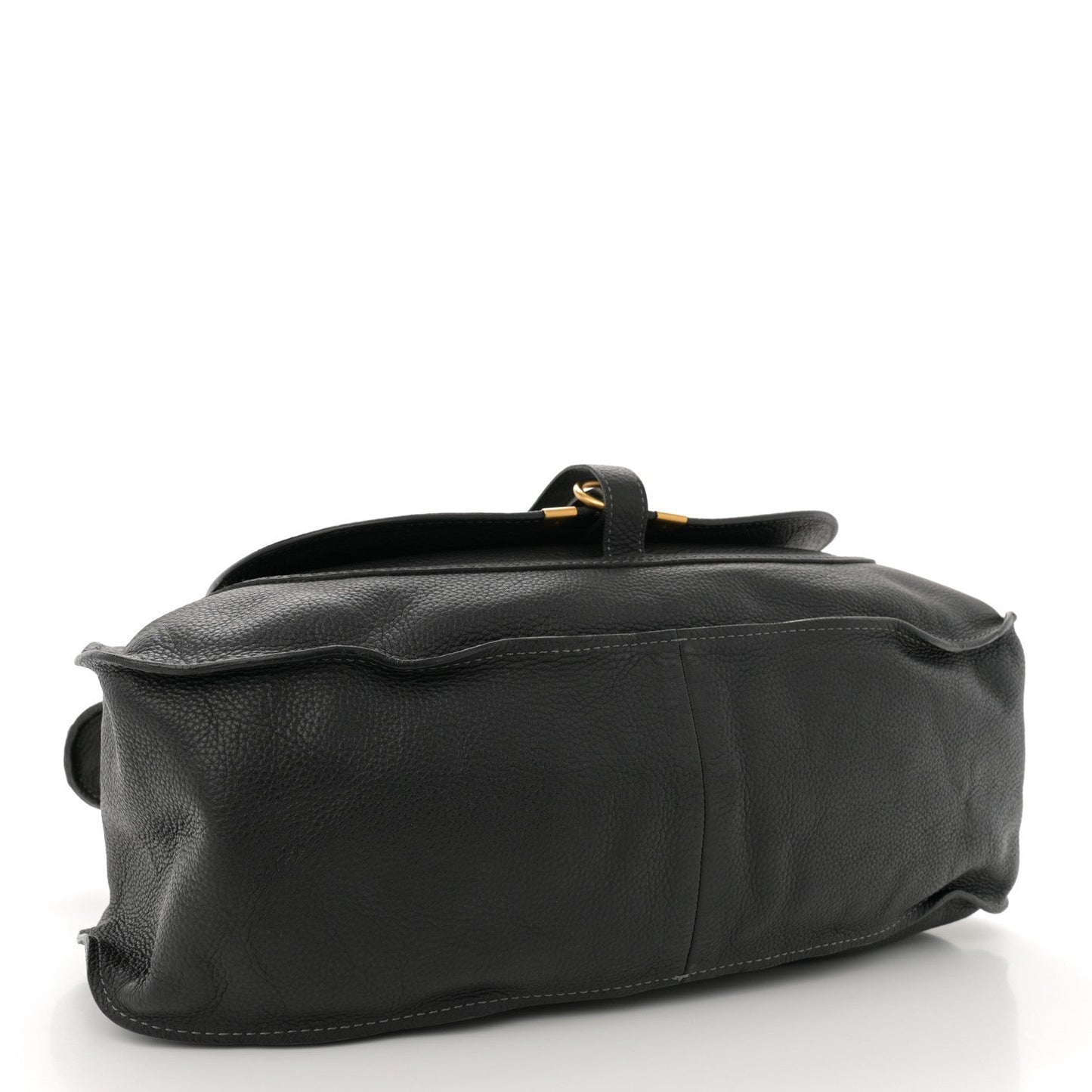Calfskin Medium Marcie Satchel Black