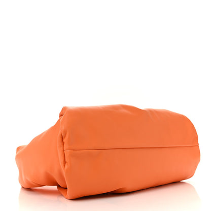 Smooth Butter Calfskin Small The Shoulder Pouch Light Orange
