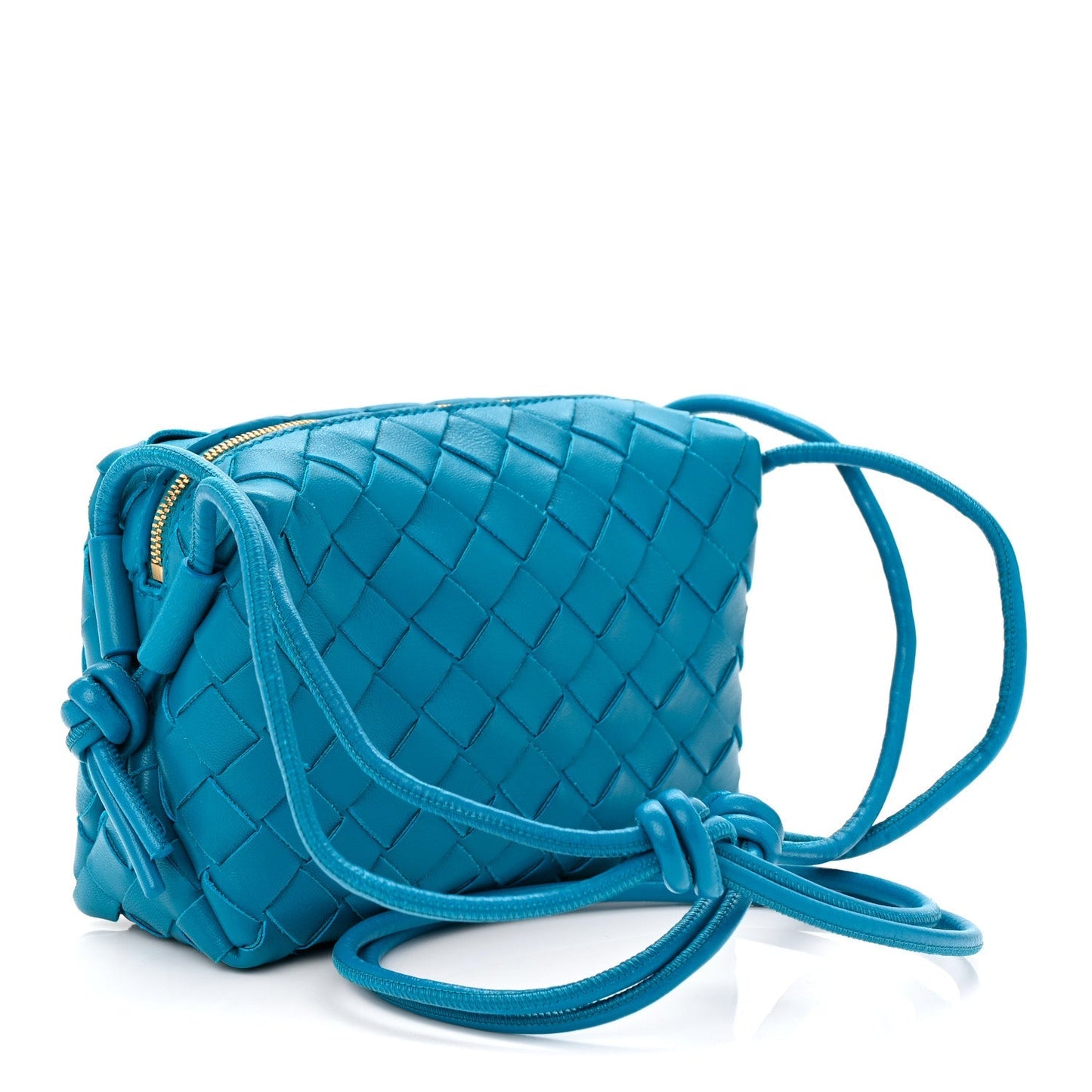 Nappa Intrecciato Mini Loop Camera Bag Blueprint