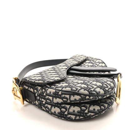 Oblique Saddle Bag Blue