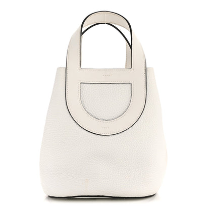 Taurillon Clemence Swift In-The-Loop 18 Bag New White