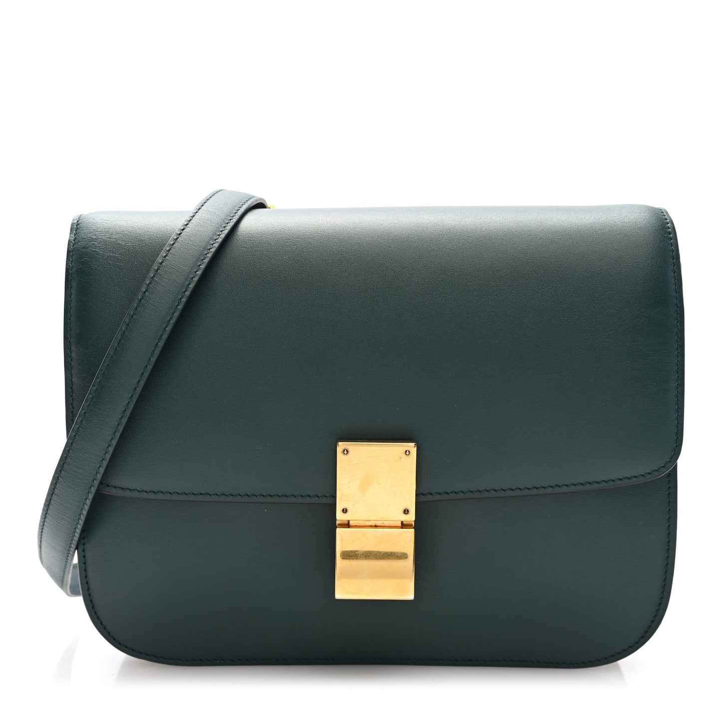 Box Calfskin Medium Classic Box Flap Bag Amazone