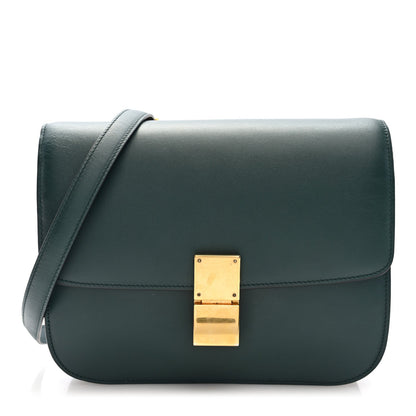 Box Calfskin Medium Classic Box Flap Bag Amazone