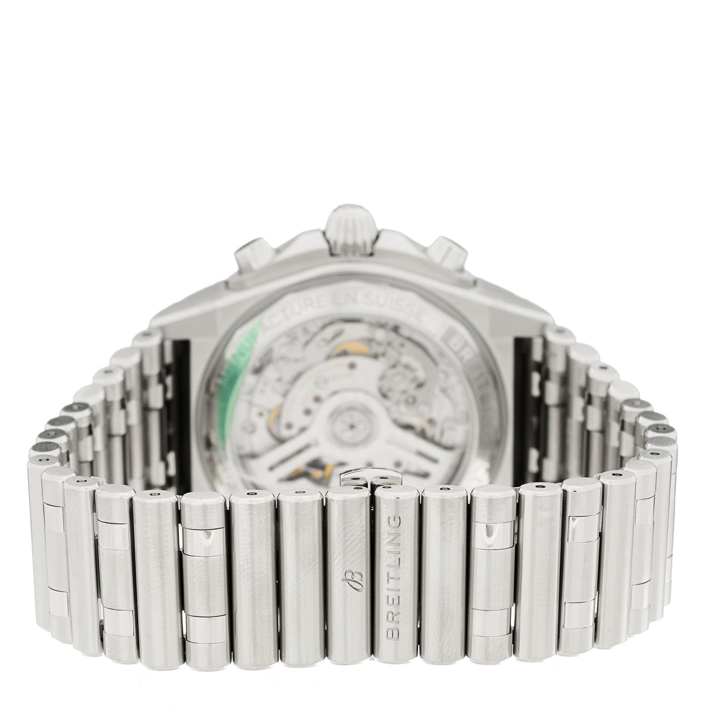 Stainless Steel 42mm Bentley Edition Chronomat Automatic Watch Green AB0134