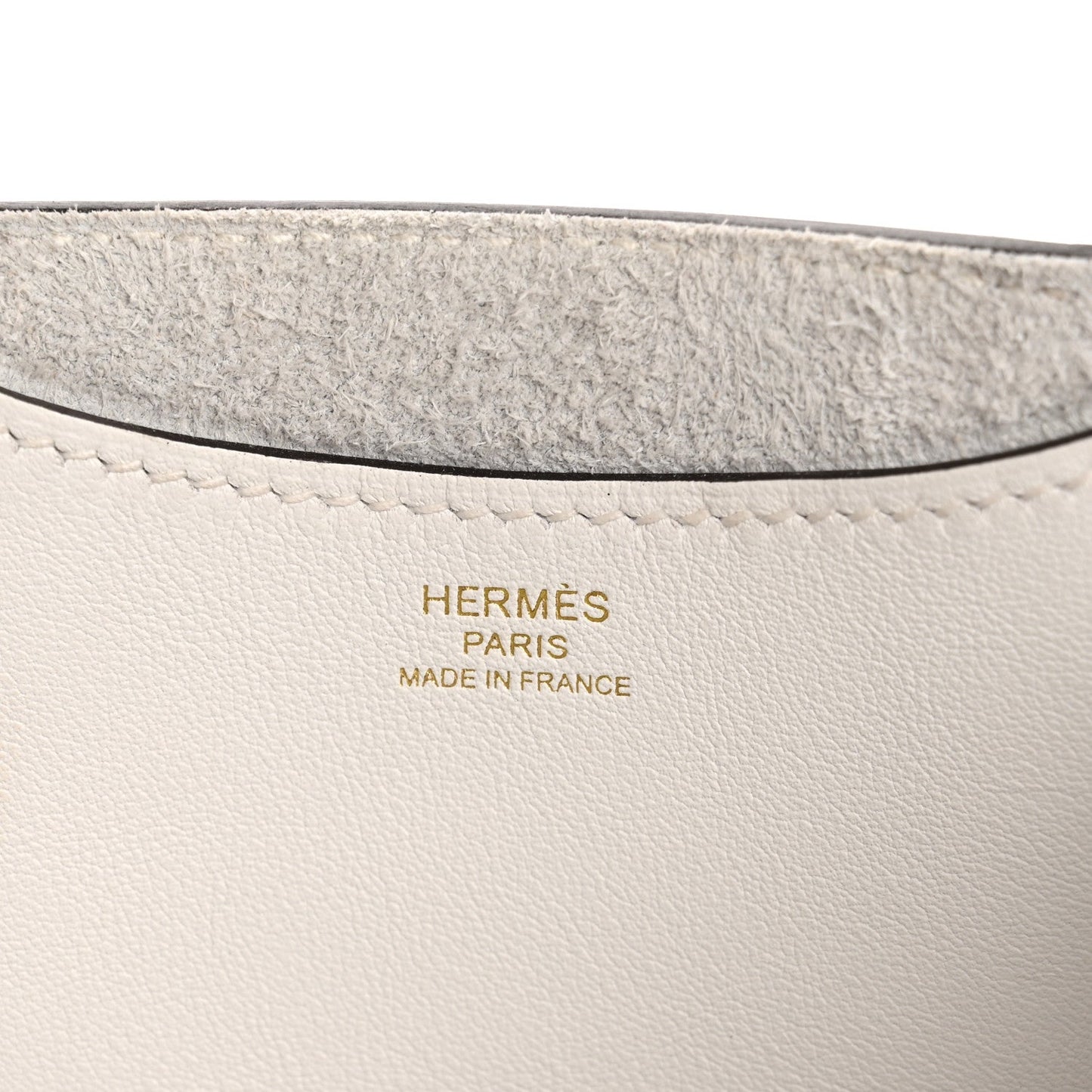 Taurillon Clemence Swift In-The-Loop 18 Bag New White