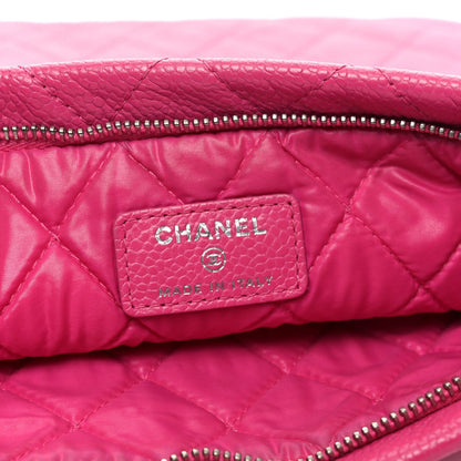Caviar Quilted CC Beauty Clutch Pink