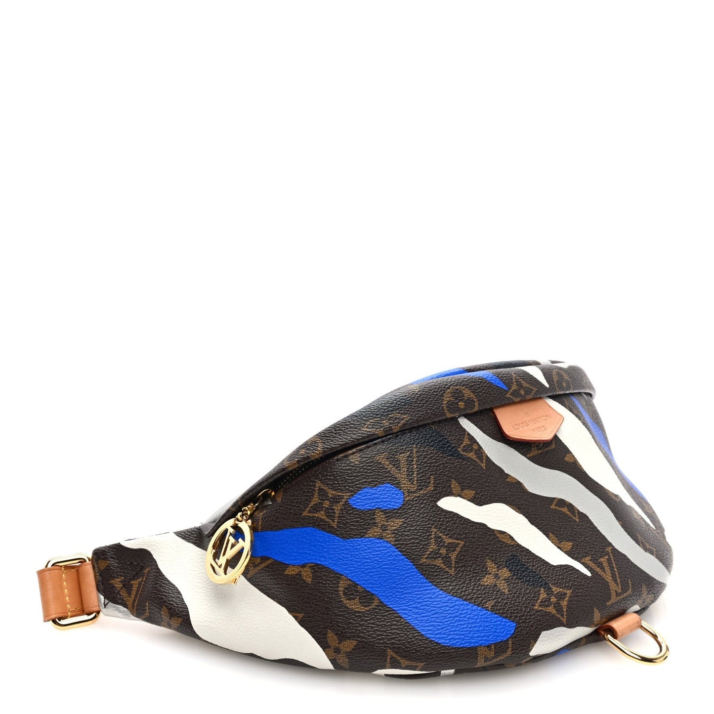 x LoL Monogram Bumbag Blue Silver