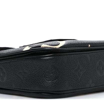 Empreinte Monogram Giant Crafty Pochette Metis Black Creme