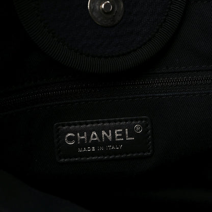 Canvas Medium Deauville Tote Black