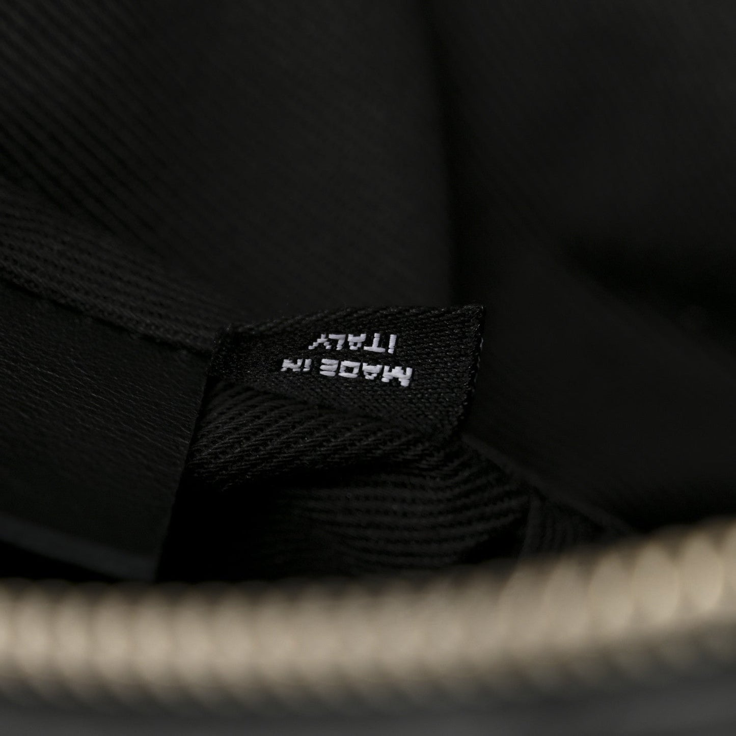 Calfskin Quilted Uniform Waist Belt Bag Black
