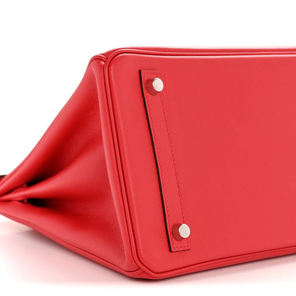 Epsom Birkin 30 Rouge Casaque