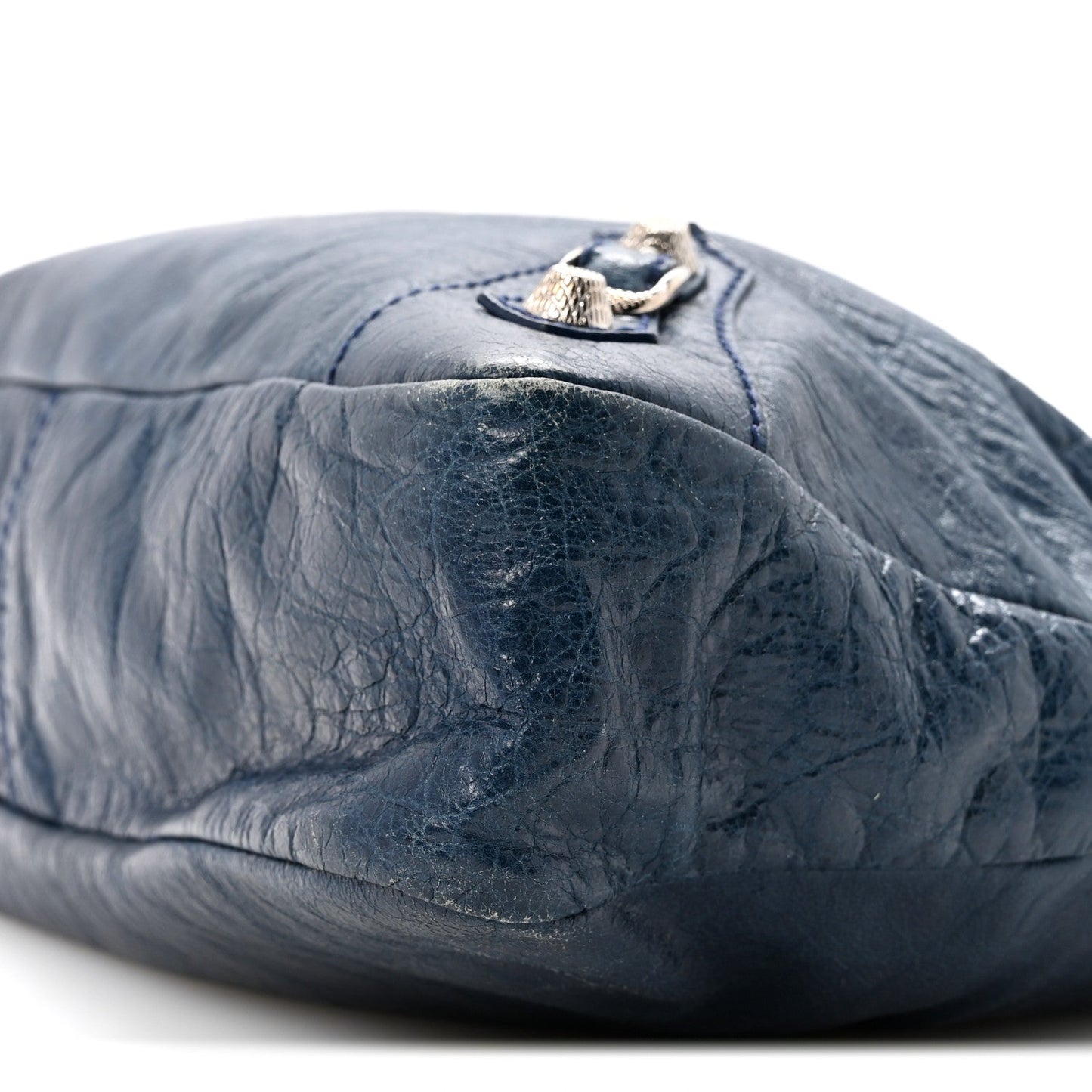 Agneau Giant 12 Silver Hardware Town Bleu Mineral