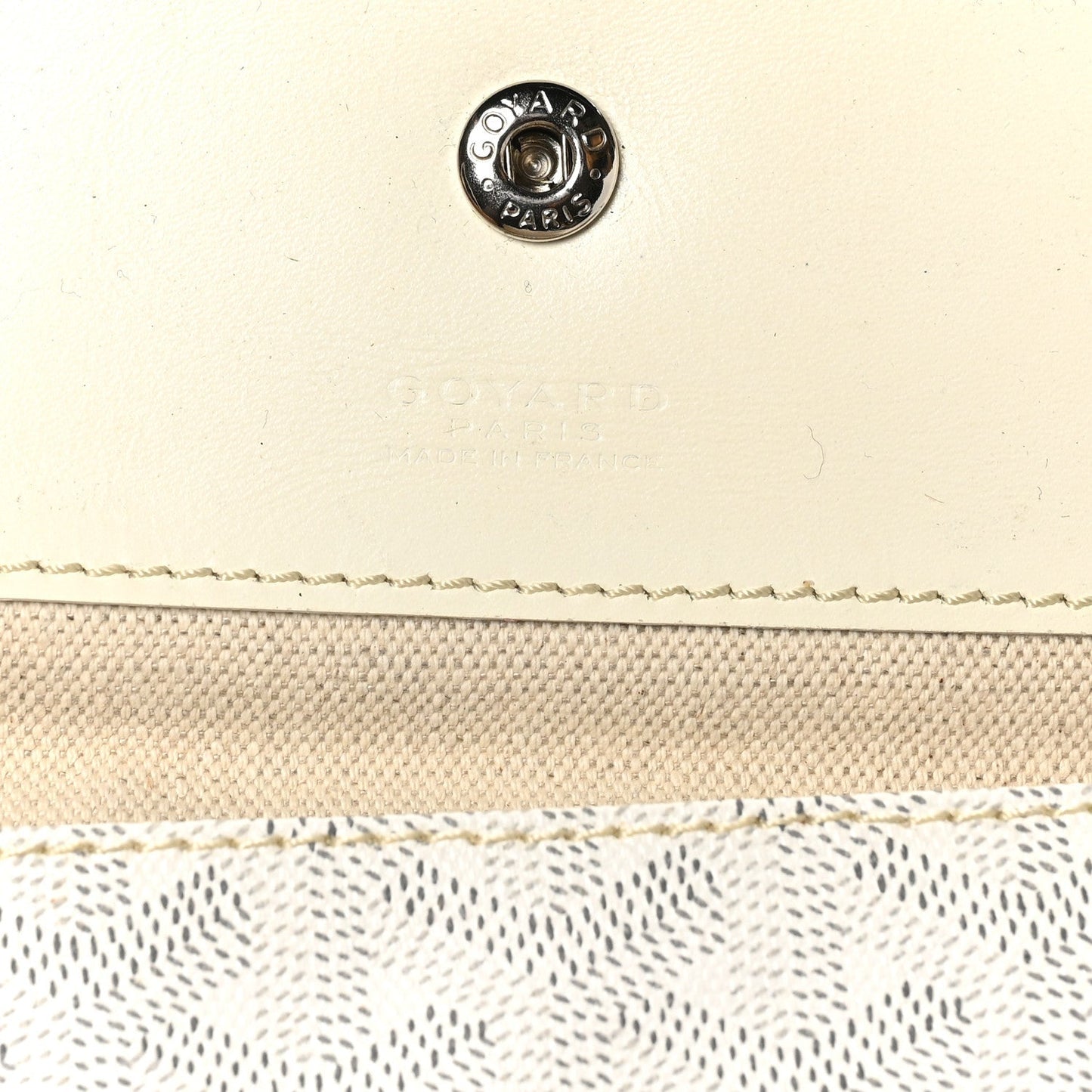 Goyardine Saint Louis PM White