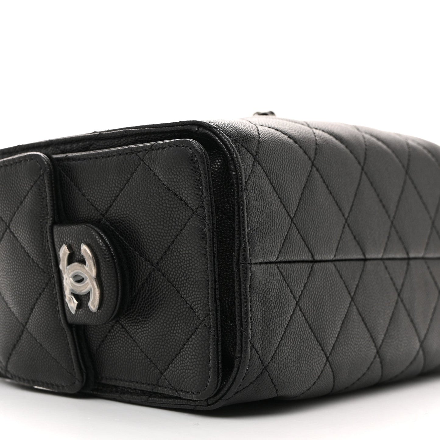Caviar Quilted Mini Chanel 25 Handbag Black