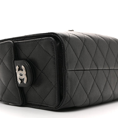 Caviar Quilted Mini Chanel 25 Handbag Black