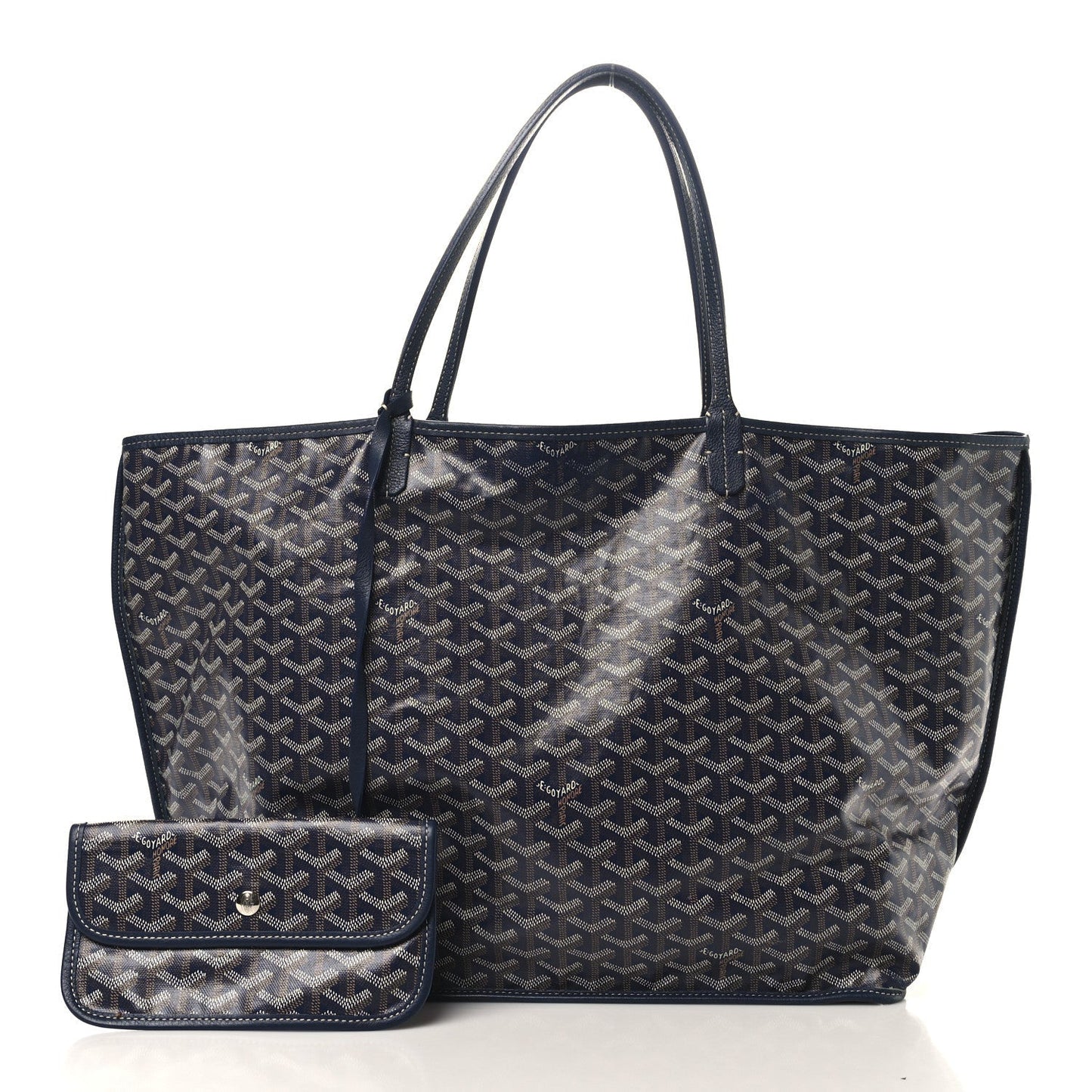Goyardine Reversible Anjou GM Navy