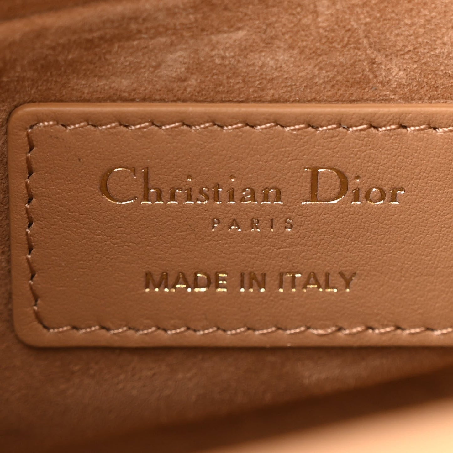 Calfskin Cannage Small The Lady 95.22 Beige