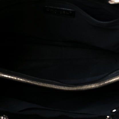 Caviar Quilted Grand Shopping Tote GST Black