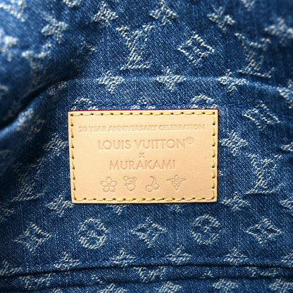 LV X TM Monogram Denim Cerises Pochette Accessories Blue