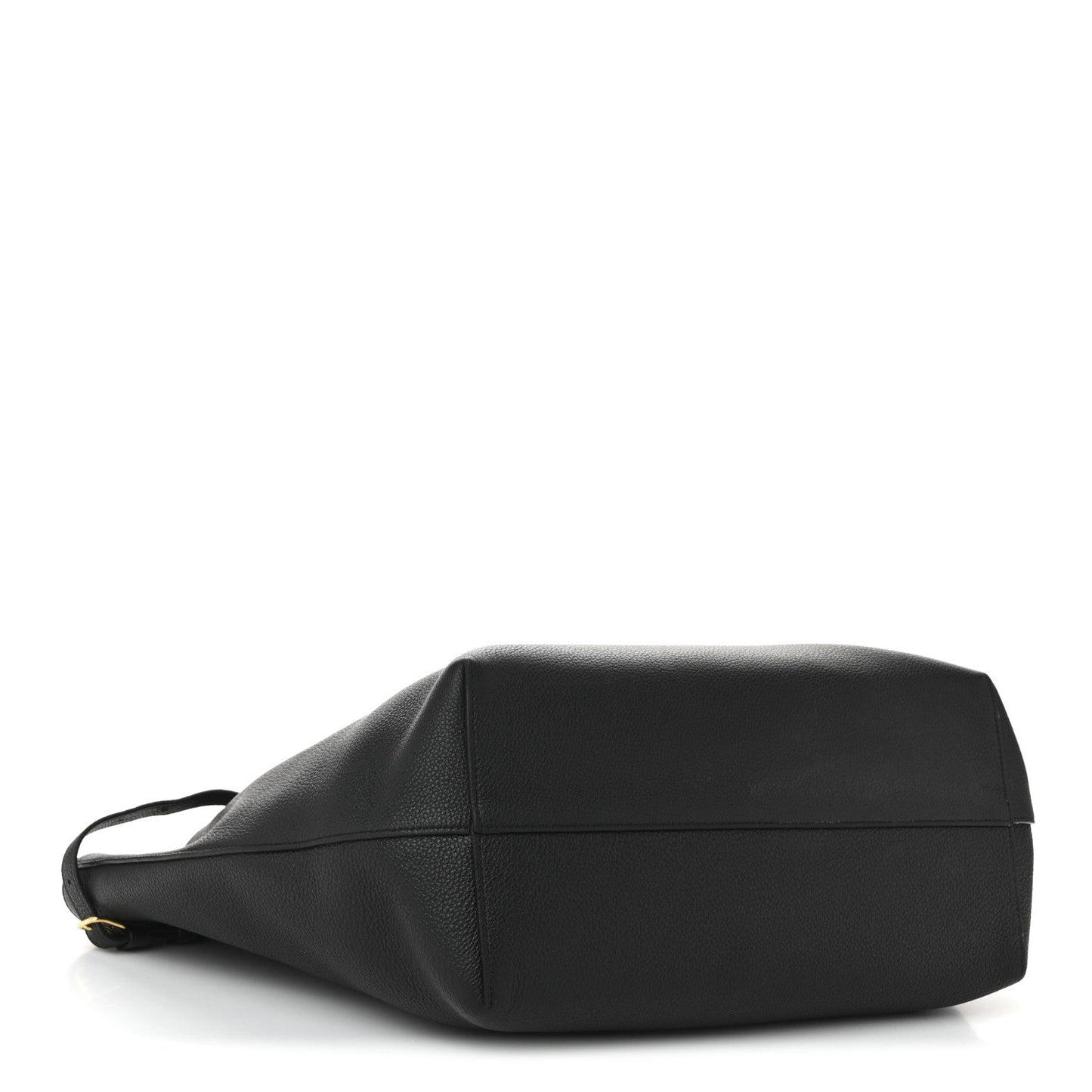 Grained Calfskin Triomphe Medium Cabas Anais Black