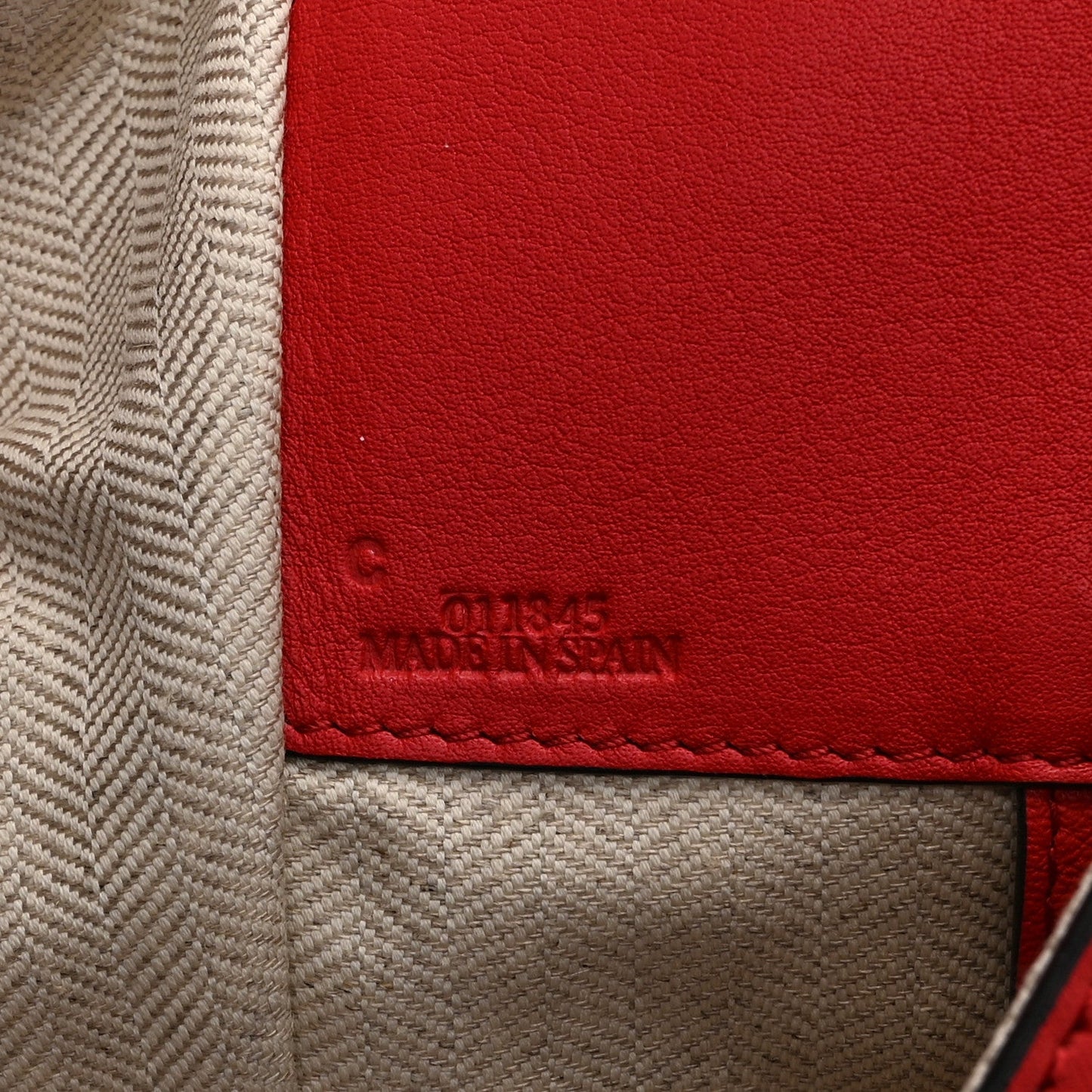 Calfskin Small Hammock Shoulder Bag Scarlet Red