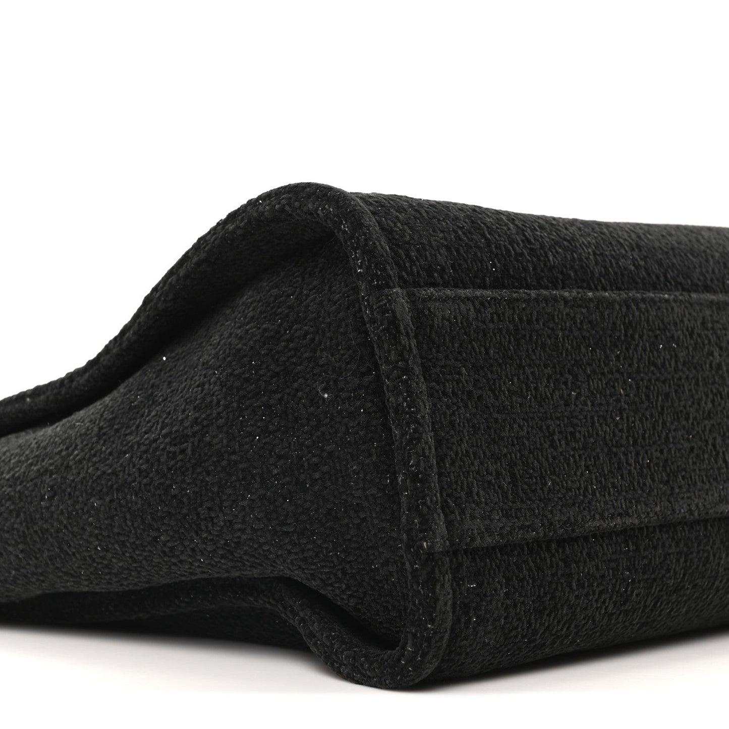 Lurex Canvas Small Deauville Tote Black