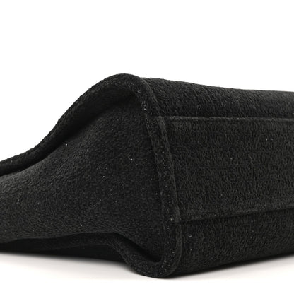Lurex Canvas Small Deauville Tote Black