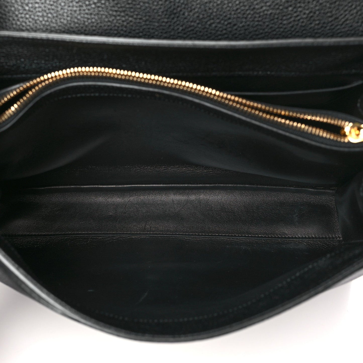 Grained Calfskin Classique 16 Top Handle Bag Black