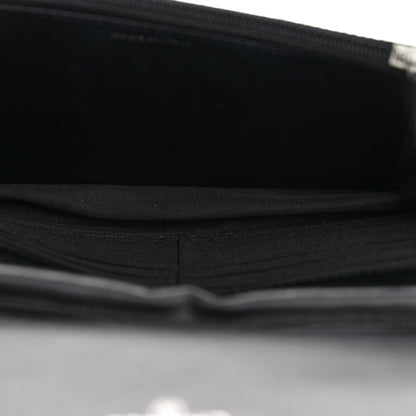 Caviar Quilted Boy Wallet On Chain WOC Black