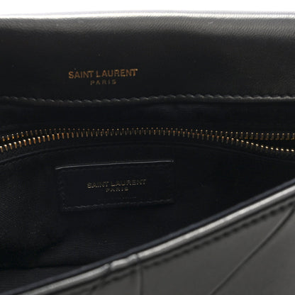 Lambskin Patchwork Monogram Medium Jamie Black