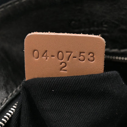 Calfskin Medium Paddington Capsule Satchel Bleu Nuit