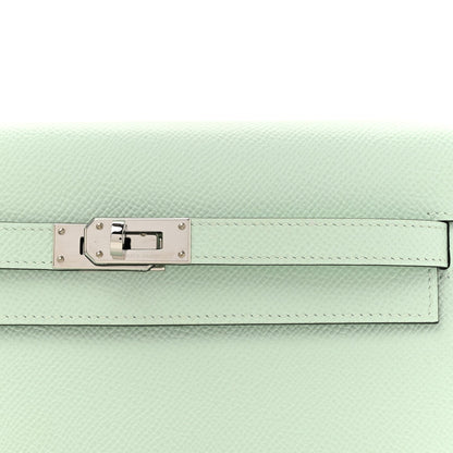 Epsom Kelly Wallet To Go Vert Peppermint