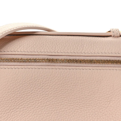 Grained Calfskin Extra Pocket Mini Pouch Creamed Honey