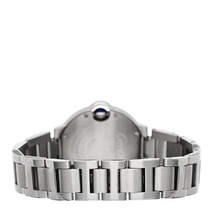 Stainless Steel Diamond 33mm Ballon Bleu De Cartier Automatic Watch