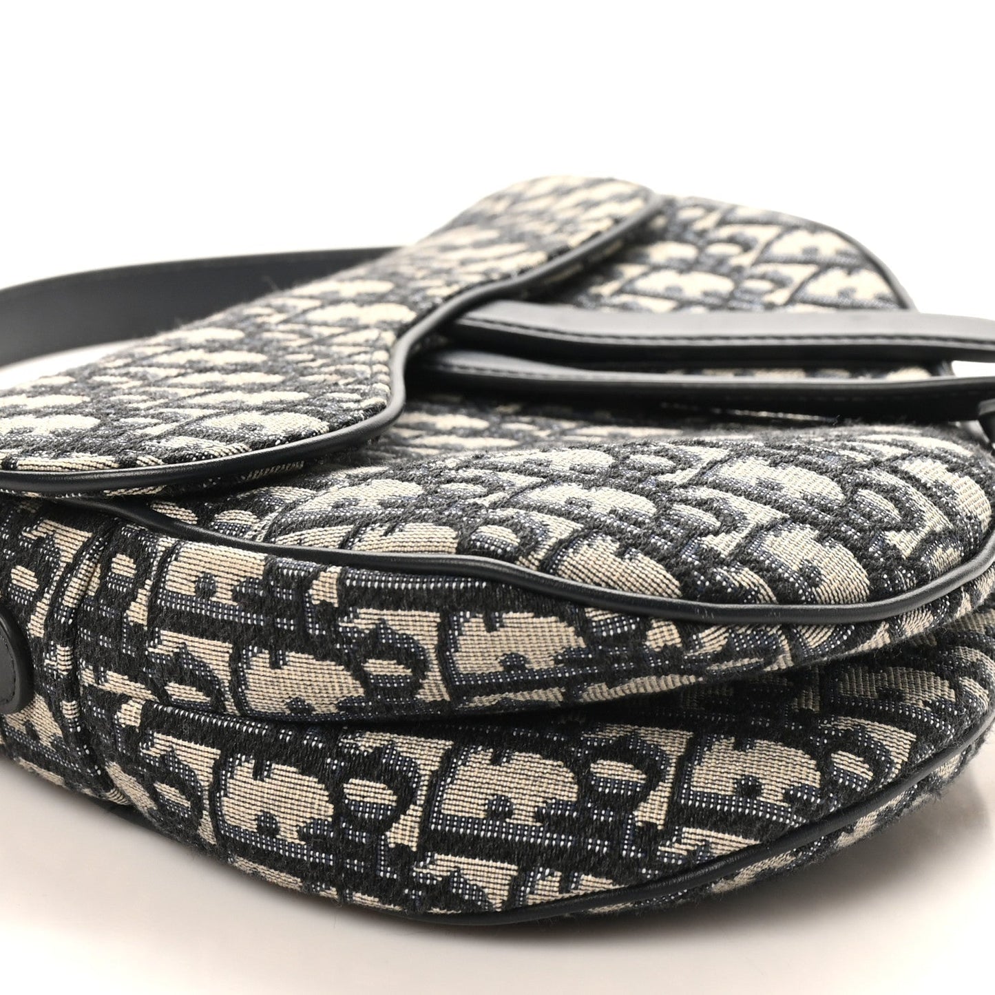 Oblique Saddle Bag Blue