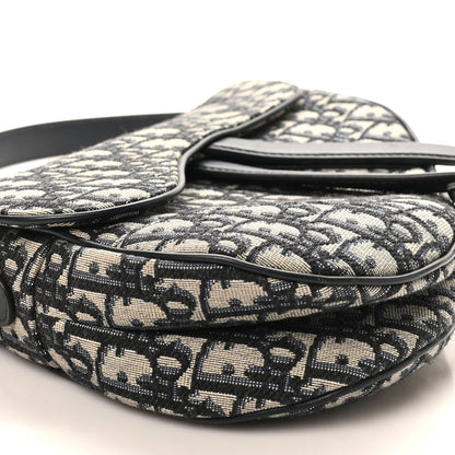 Oblique Saddle Bag Blue