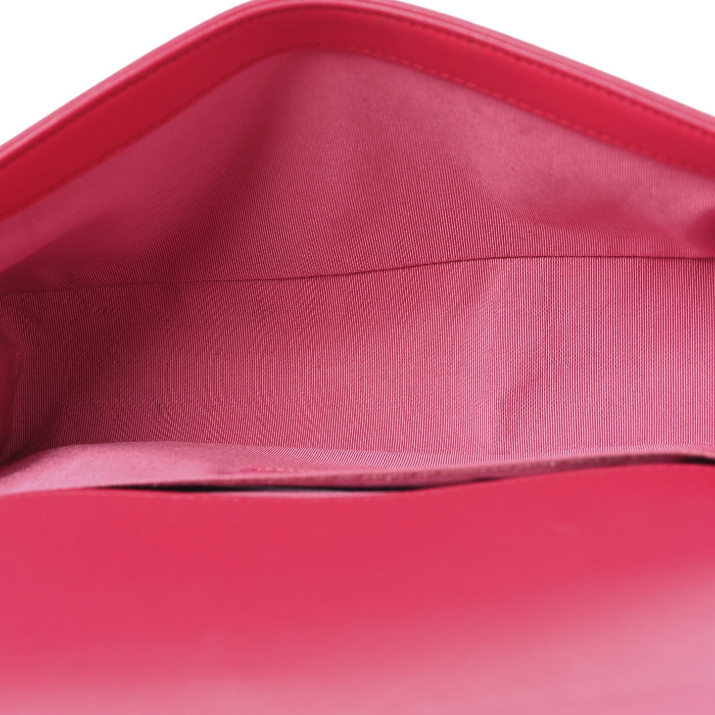 Lambskin Quilted Medium Boy Flap Fuchsia