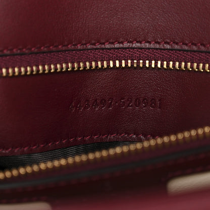 Calfskin Matelasse Small GG Marmont Shoulder Bag Ancora Red