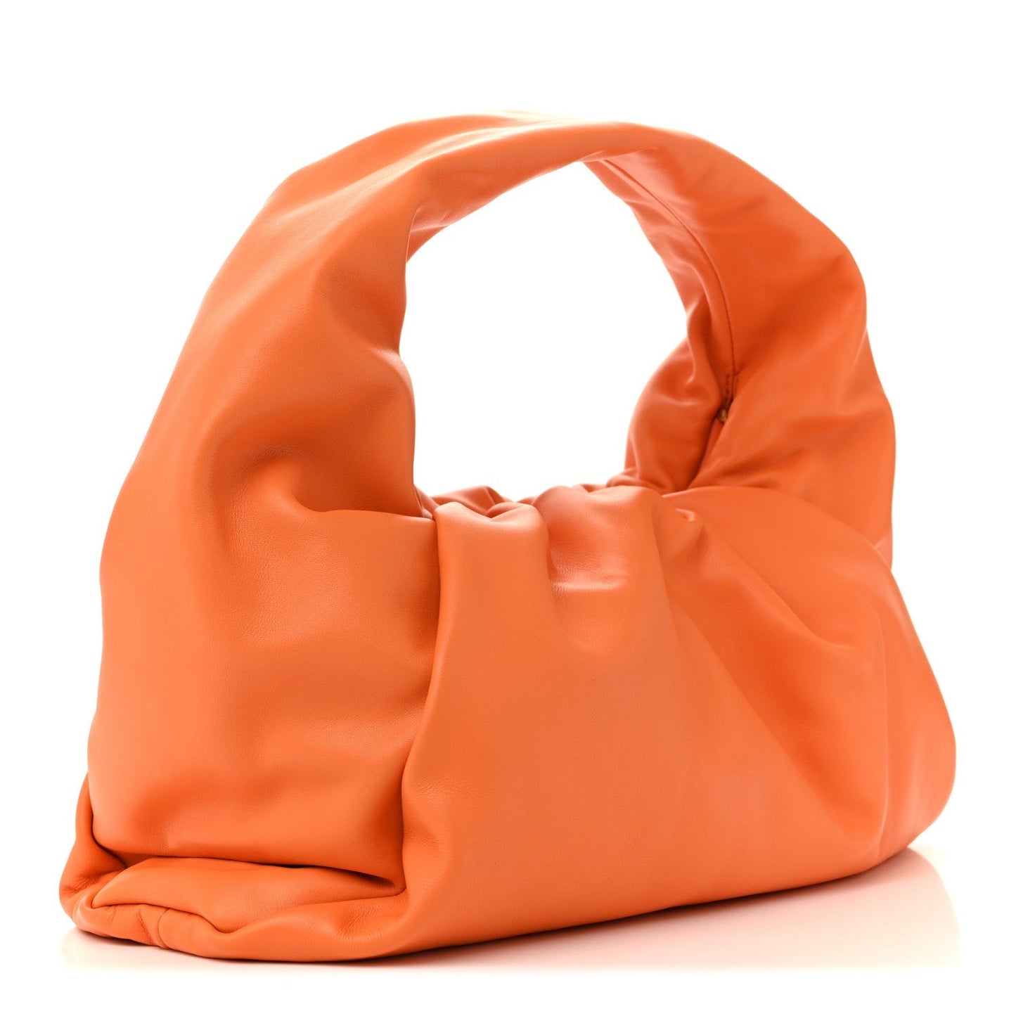 Smooth Butter Calfskin Small The Shoulder Pouch Light Orange