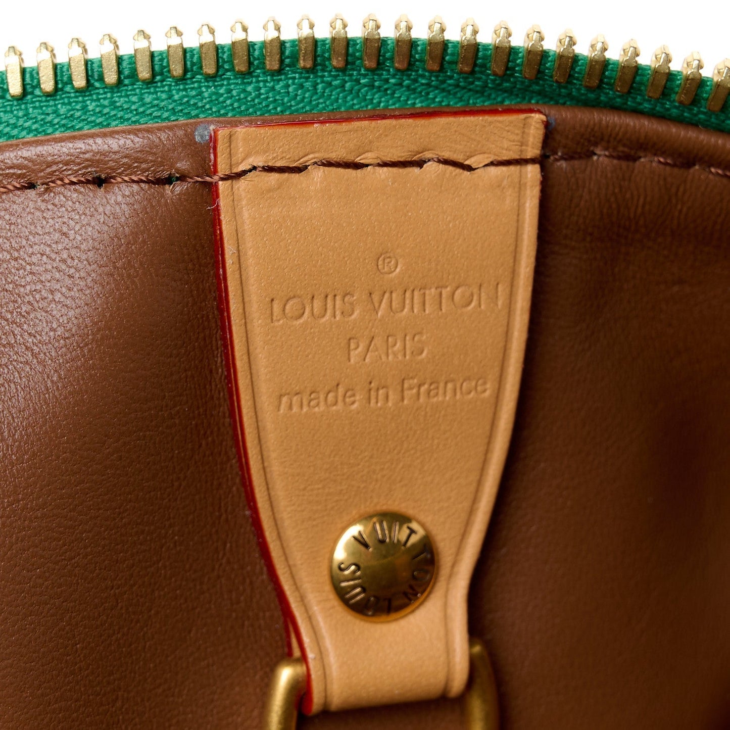 Calfskin Monogram Speedy P9 Bandouliere 25 Green